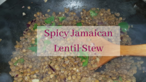 spicy lentil stew banner