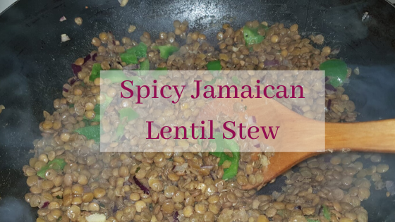 spicy lentil stew banner