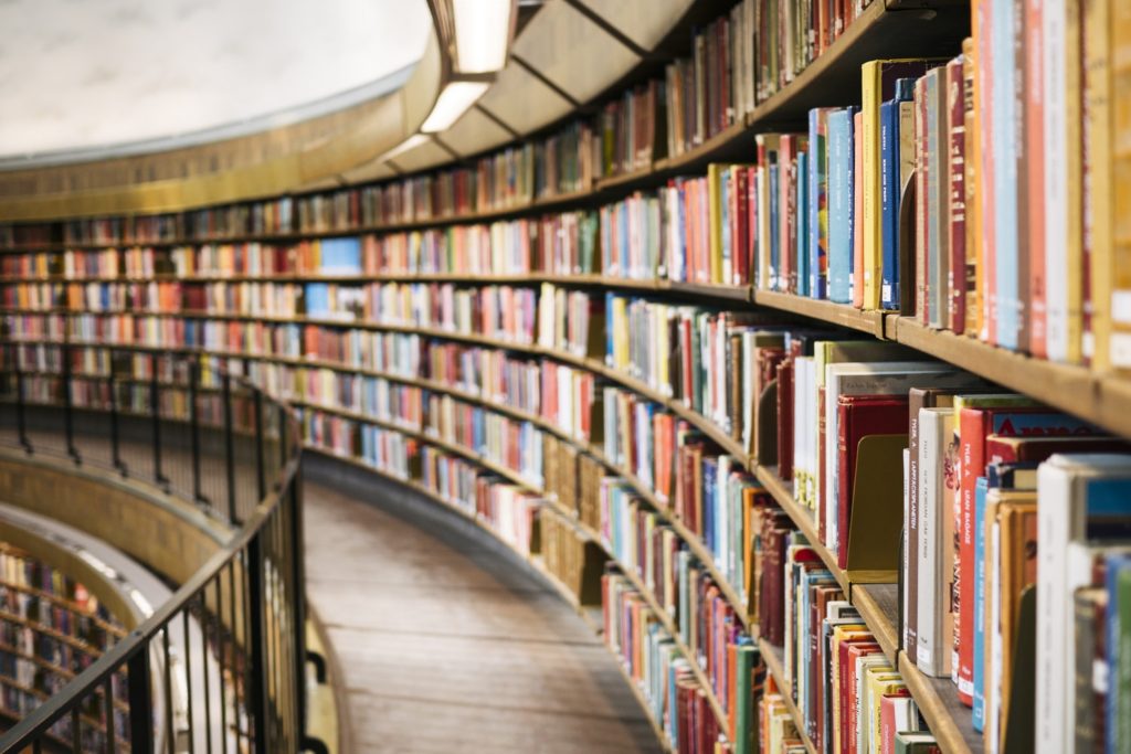 library shelf